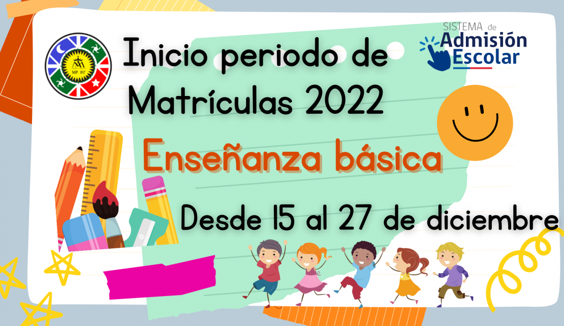 Matriculas 2022 - Colegio Calasanz Kurarewe